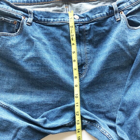 ABERCROMBIE The Ankle Straight Ultra High Rise Knee Rip Jeans Womens 22 Short - Picture 8 of 10